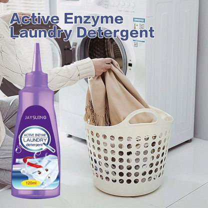 Fleckenentferner 120 ml mit aktiven Enzymen | Sofort-Reiniger für Kleidung & Polster | für weiße, dunkle & bunte Stoffe