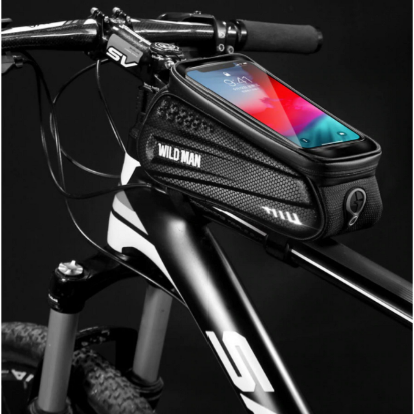 Fahrrad-Rahmentasche mit Handy-Fenster – Wasserdichtes Hardcase | Letzter Tag Rabatt!