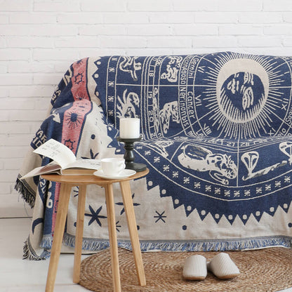 BohoNest™ | Wendbare Bohemian-Wurfdecke mit Quasten