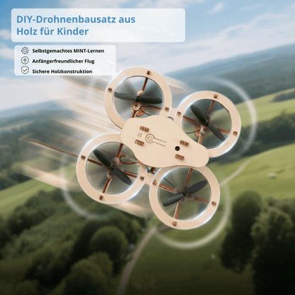 AeroCraft Holz – DIY Drohnen-Set | 50% RABATT
