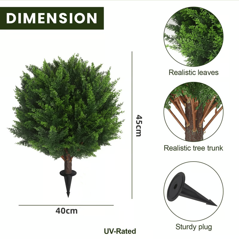 EverGreen-Zeder – dekorativer Outdoor-Baum im Topf