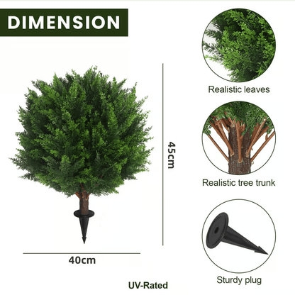 EverGreen-Zeder – dekorativer Outdoor-Baum im Topf
