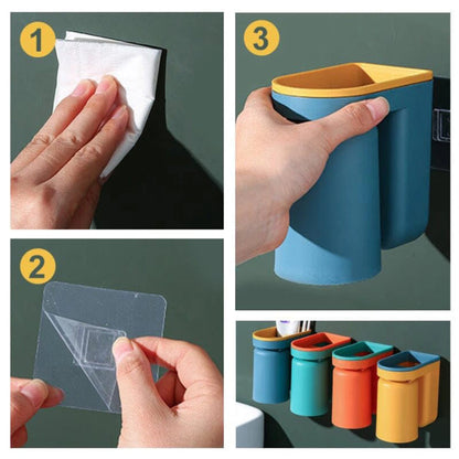 HyperMount Pro — Wandmontierter Waschbecken-Organizer