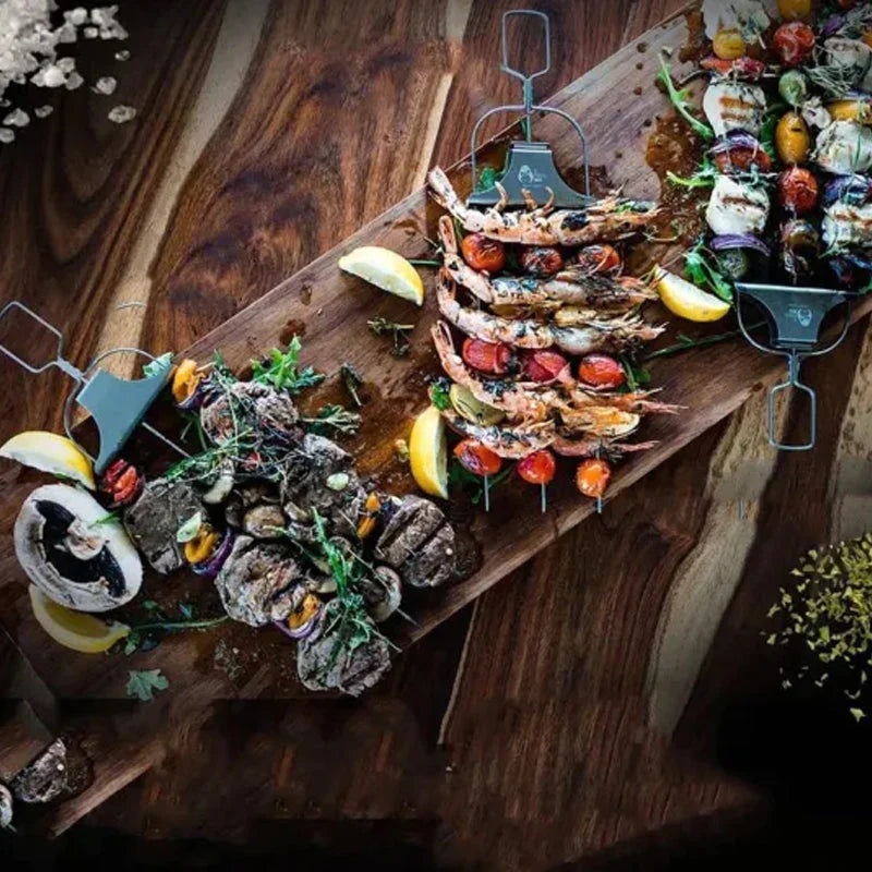 BlazeTrio Spieße — BBQ-Spieß-Set aus Edelstahl