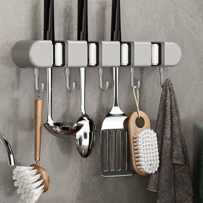 GripMaster — Wandhalterung für Mopp und Besen mit Haken