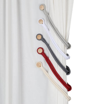 Magnetische Vorhang-Raffhalter aus Seil