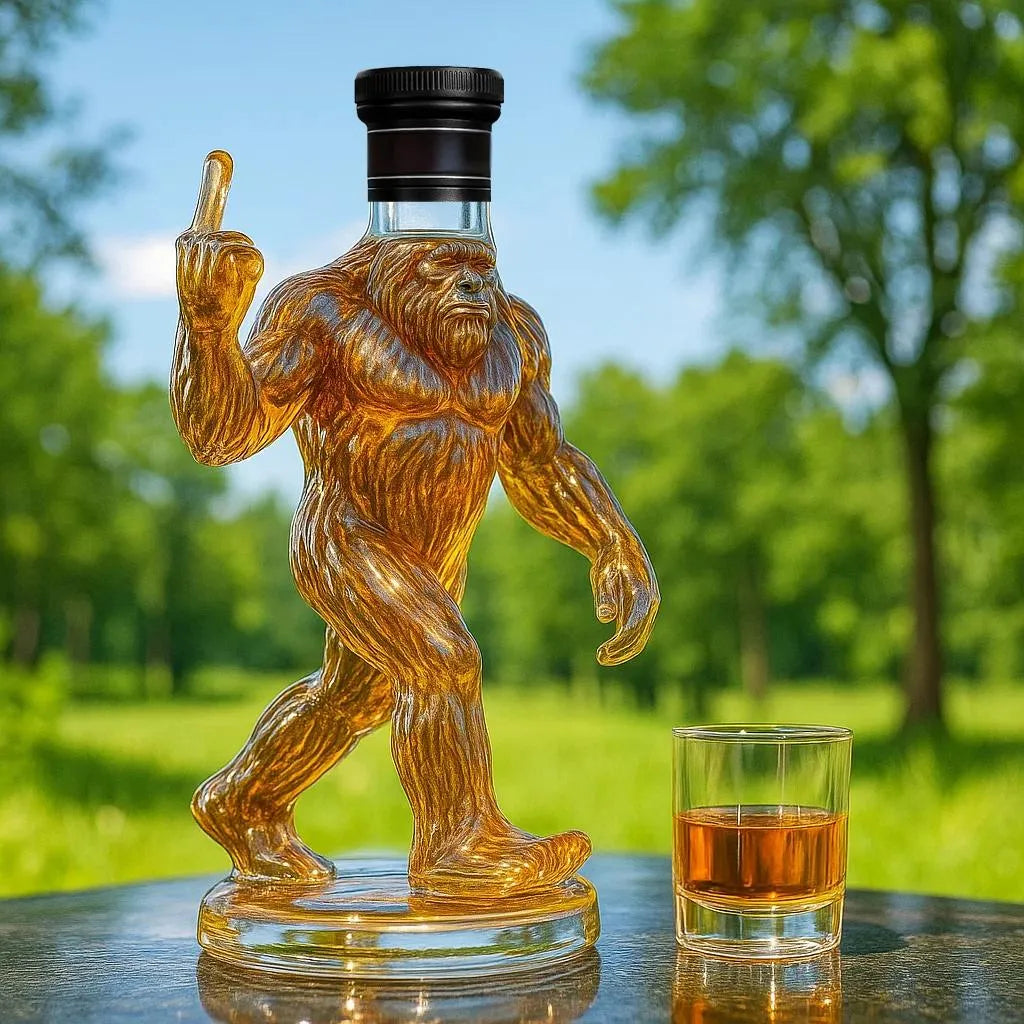 Bigfoot-Whiskykaraffe – dekorative Blickfangflasche