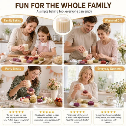 CrustMaster Pro™ | Beidseitige Gebäckform mit 2 Mustern