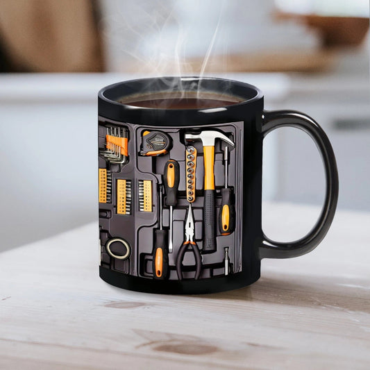 ToolBox Brew – Kaffeetasse mit Werkzeugmotiv