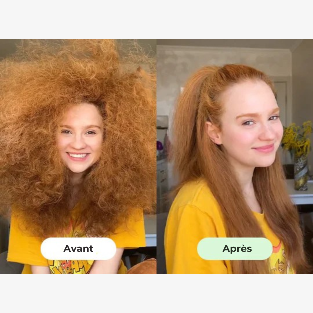 Dampf-Glättbürste für glattes Haar und weniger Frizz beim Styling