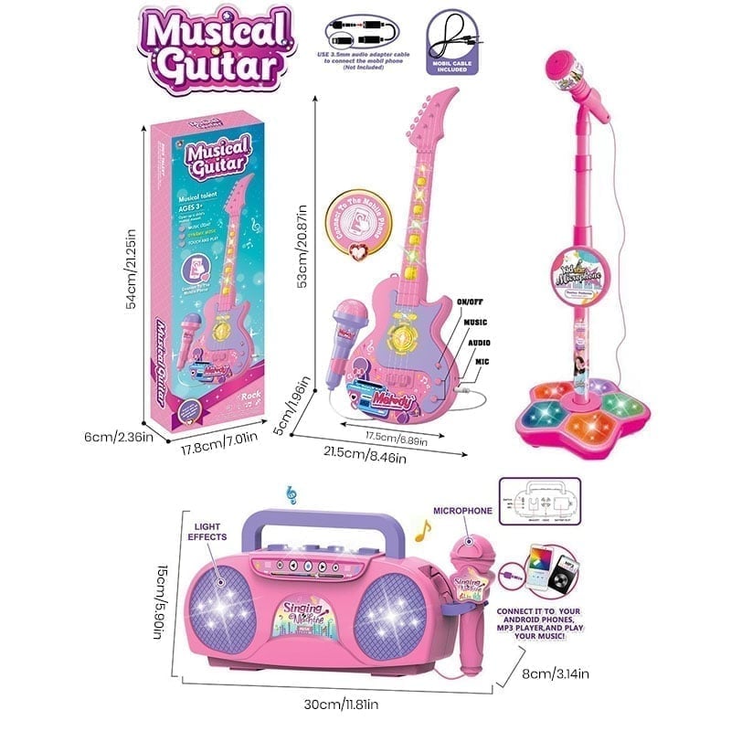 StarMic™ | Kinder Karaoke-Mikrofon mit verstellbarem Ständer
