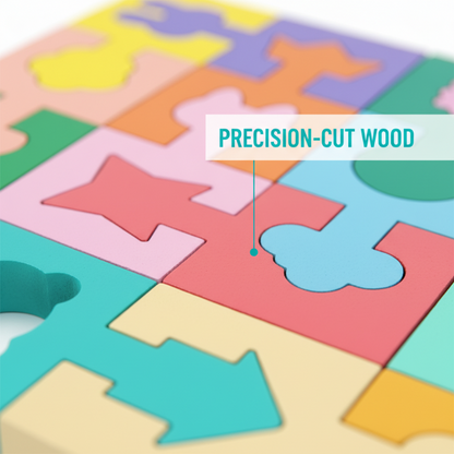 BrainBoost – Holz-Formpuzzle | 50% RABATT