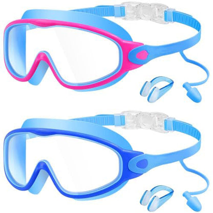 AquaVision Kids™ | Kinder-Schwimmbrille mit Ohrstöpseln