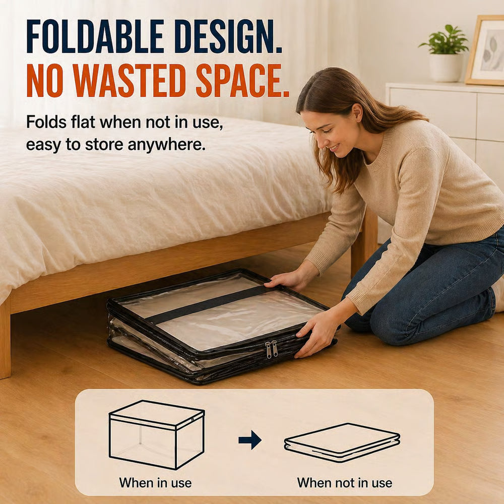 TidyUpStacker™ – Sofortiger Platzgewinn im Schrank & Ordnung für sperriges Durcheinander