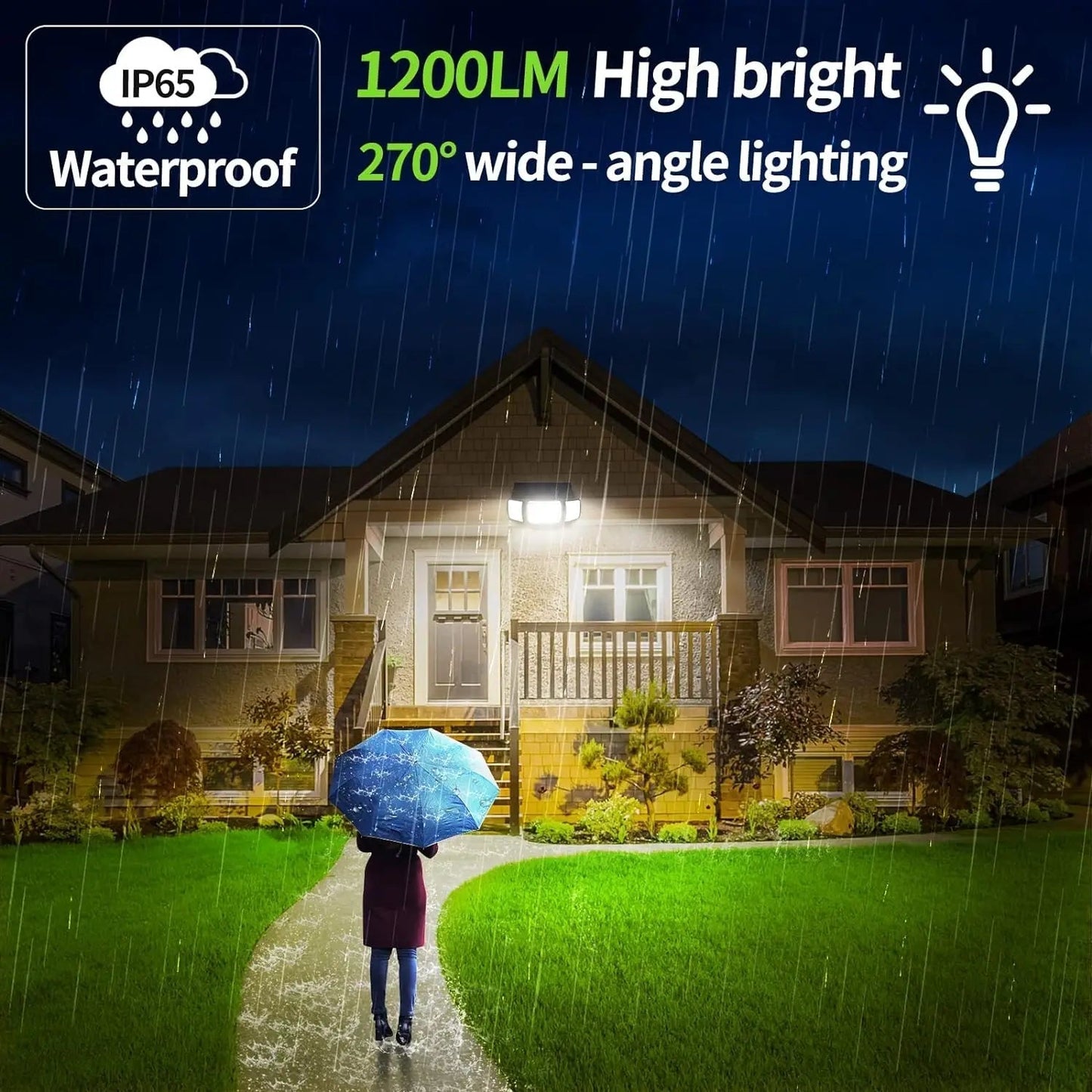 SolarShine™ – Solar-LED-Bewegungsmelder für helles Sicherheitslicht ganz ohne Strom [50% Rabatt]