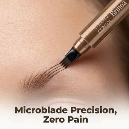Wasserfester Microblading Augenbrauenstift – Wischfest, 12 Stunden Halt