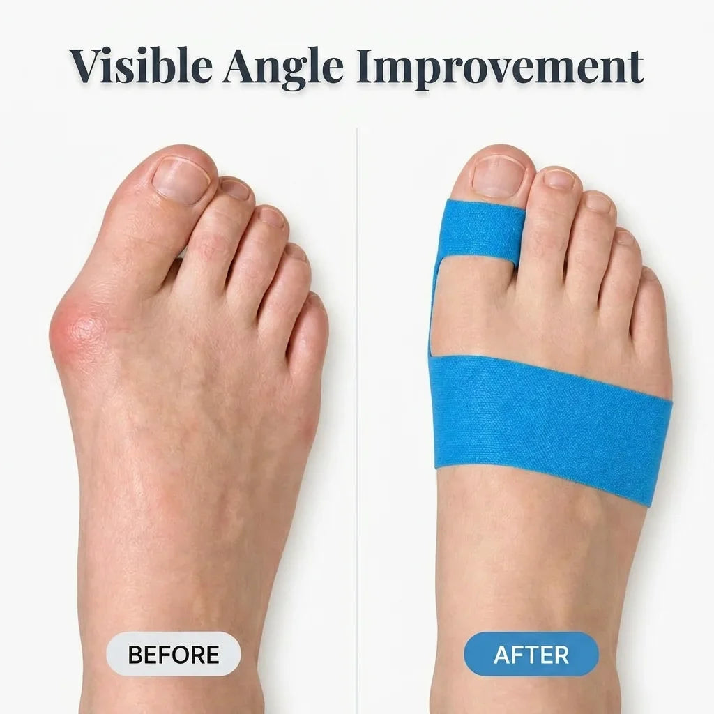 QuietStep™ – Elastische Hallux-valgus-Bandage für spürbare Schmerzlinderung