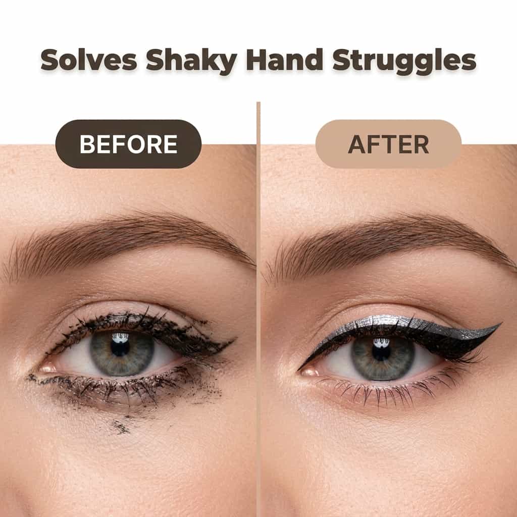 Wiederverwendbare Eyeliner-Aufkleber – Sofortiger Glamour-Look in Sekunden