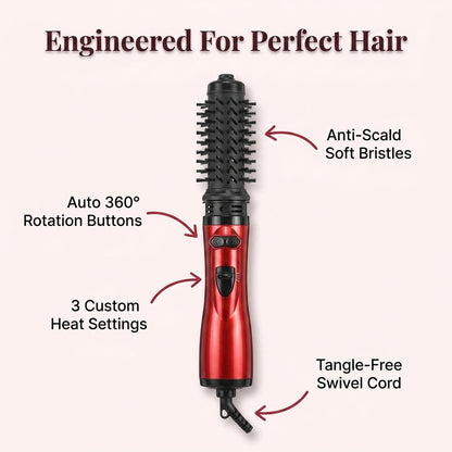 Volumen-Föhnbürste – 3-in-1 Werkzeug für Salon-Ergebnisse zu Hause