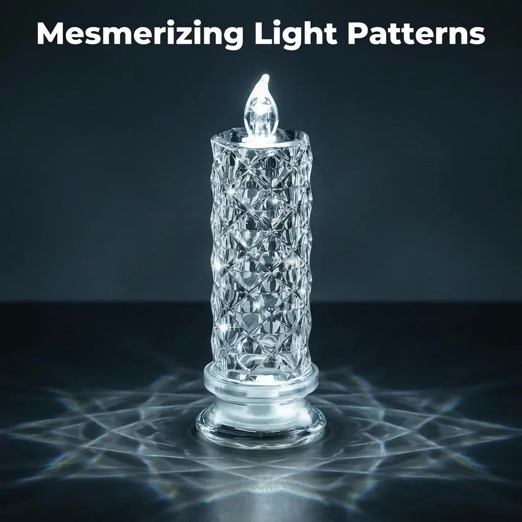 CrystalShine™ - Safe and Mess-Free Battery Operated Glitter Candle Lights