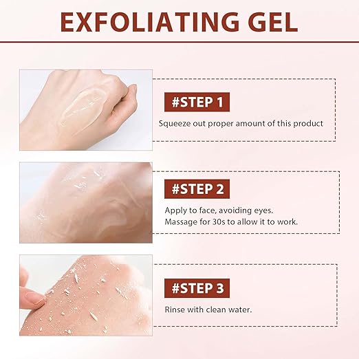 Sanftes Peelinggel für glatte, ebenmäßig aussehende Haut