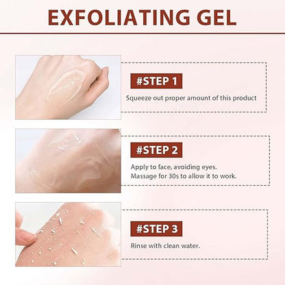 Sanftes Peelinggel für glatte, ebenmäßig aussehende Haut
