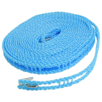 Breezelock™ – Windfeste 5-Meter Anti-Rutsch-Wäscheleine mit Haken + 50 % RABATT