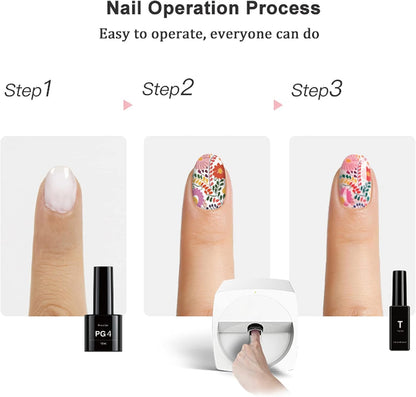 3D-intelligenter Nageldrucker – tragbares Nagelkunstgerät mit App-Steuerung