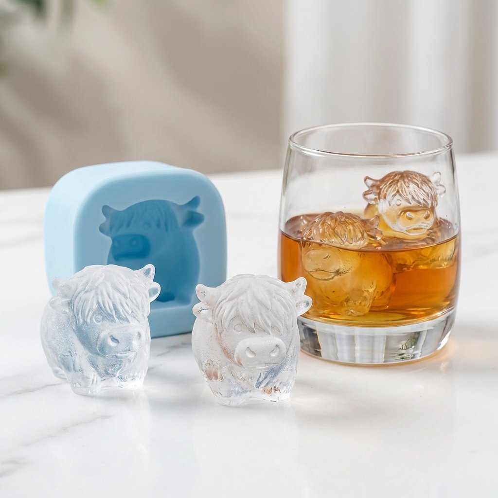 HighlandChill — Kuh Eiswürfel Form | 1+1 GRATIS