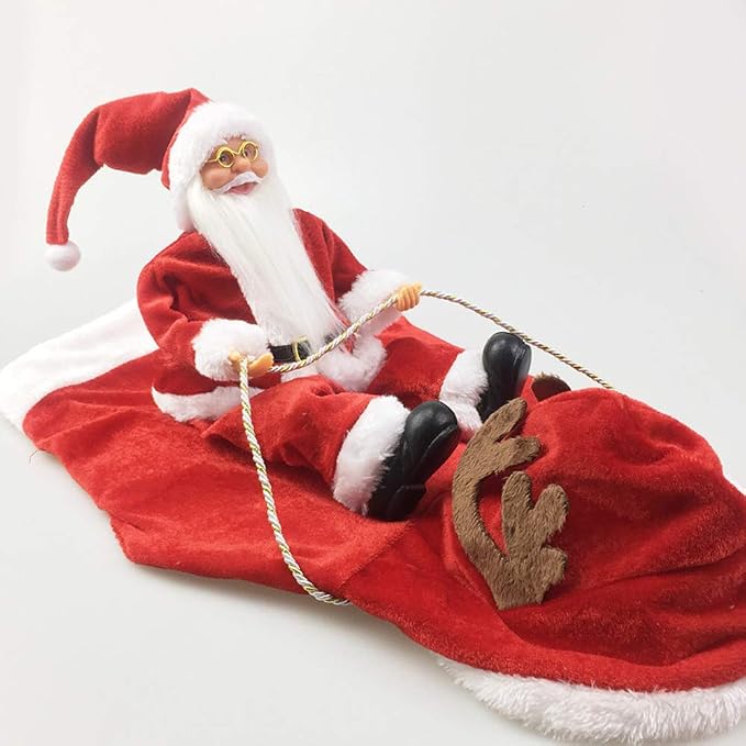 SantaRide™ – Lustiges Weihnachtsmann-Reiterkostüm für Hunde