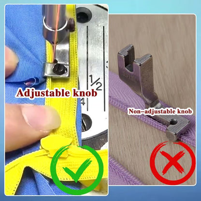 SeamMaster Pro – Verstellbarer Reißverschluss-Nähfuß