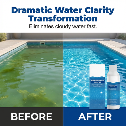 AquaPure™ | Poolreiniger – Schnelle Wasserklärung, Algen- & Bakterienentfernung