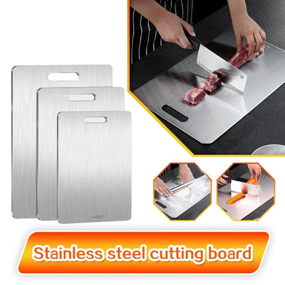 SteelGuard Pro — Schneidebrett aus Edelstahl für die Lebensmittelzubereitung in der Küche
