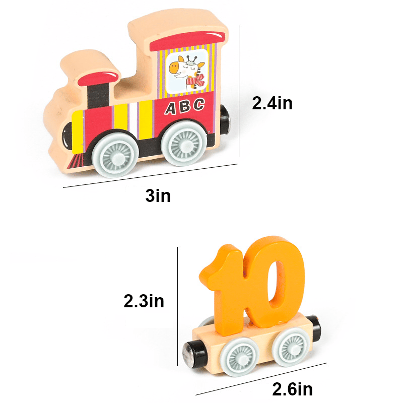 EduTrain – Magnetisches Holzeisenbahn-Puzzle