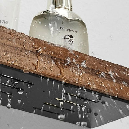 WoodHaven – Rustikales Holzregal für das Badezimmer