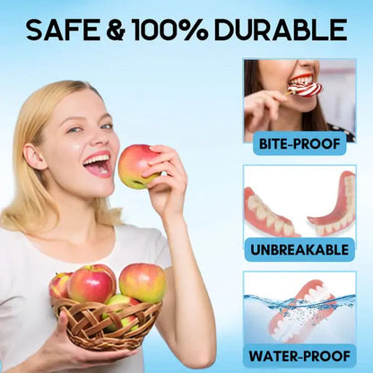 SmilePro – passgenaues Zahnprothesen-Set aus Silikon