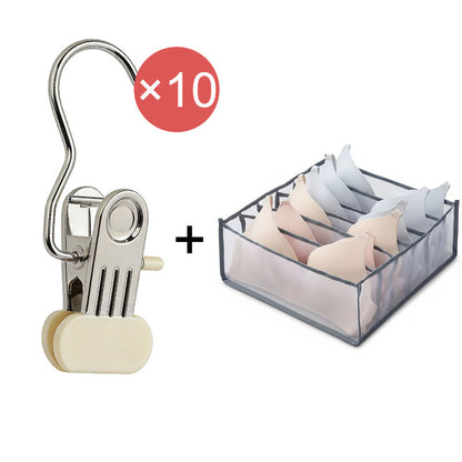 GripLock Pro™ | Multifunktionale Edelstahl-Klemmhaken mit Anti-Rutsch-Griff