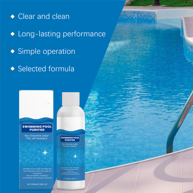 AquaPure™ | Poolreiniger – Schnelle Wasserklärung, Algen- & Bakterienentfernung