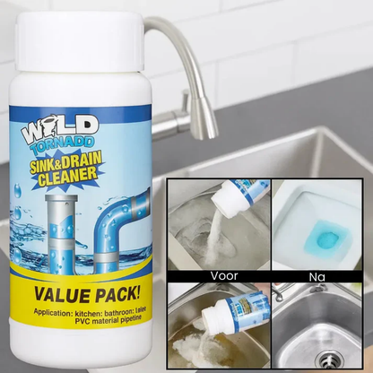 Abflussreiniger 110 g gegen Verstopfungen | Löst Haare, Fett & Seifenreste schnell | Für Küche, Bad & Dusche, einfache Anwendung