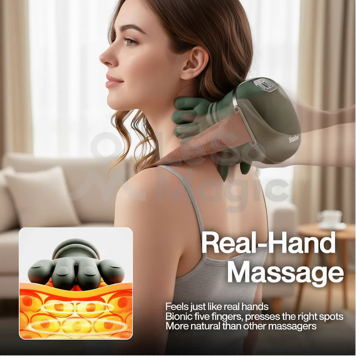 LeSomagic – Intelligentes Nacken- und Schultermassagegerät