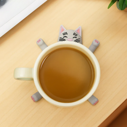 PurrGuard™ | Untersetzer in Katzenform – Oberflächen stilvoll schützen