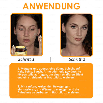 Anti-Aging Creme mit Bienengift Peptiden und Hyaluronsäure