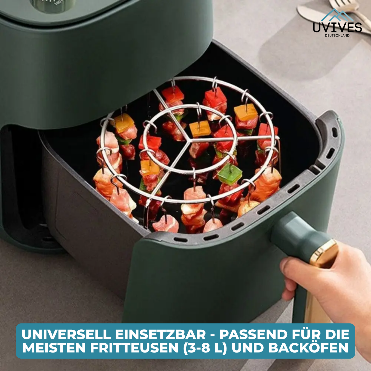 CrispGrill Set – Knuspriger Genuss ohne Rauch & Fett!