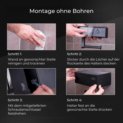 BadeForm™ WC Rollenhalter mit Ablage