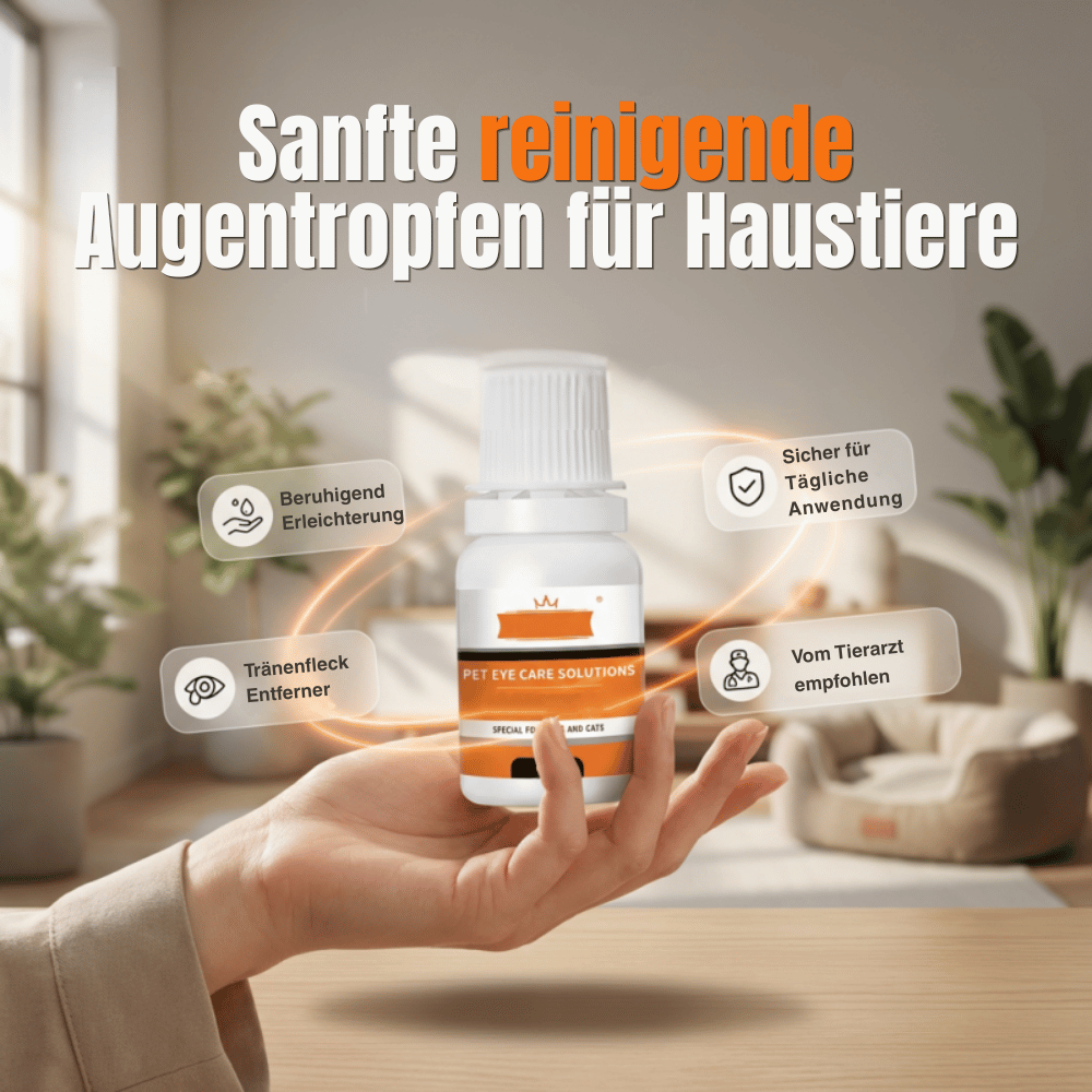 PetEye Drops — Aufhellen & Beruhigen | 1+2 GRATIS