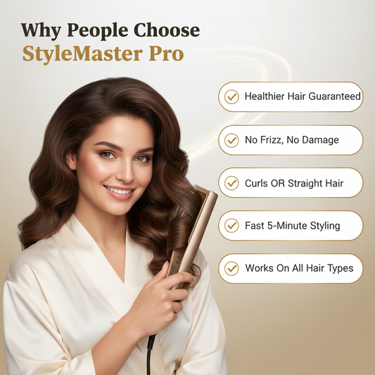 Style-Master Pro – Haarstylinggerät zum Glätten & Lockenmachen
