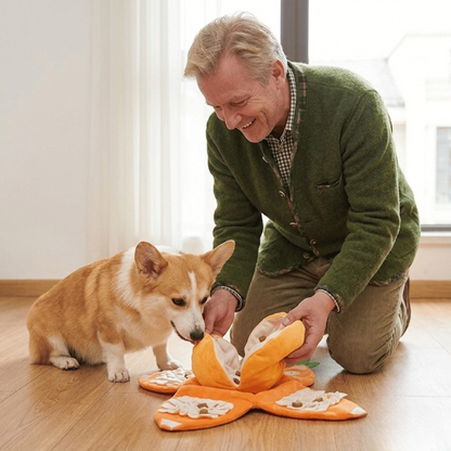SniffBuddy™ | Hundespielzeug – Interaktives Schnüffelspiel, Plüsch & faltbar