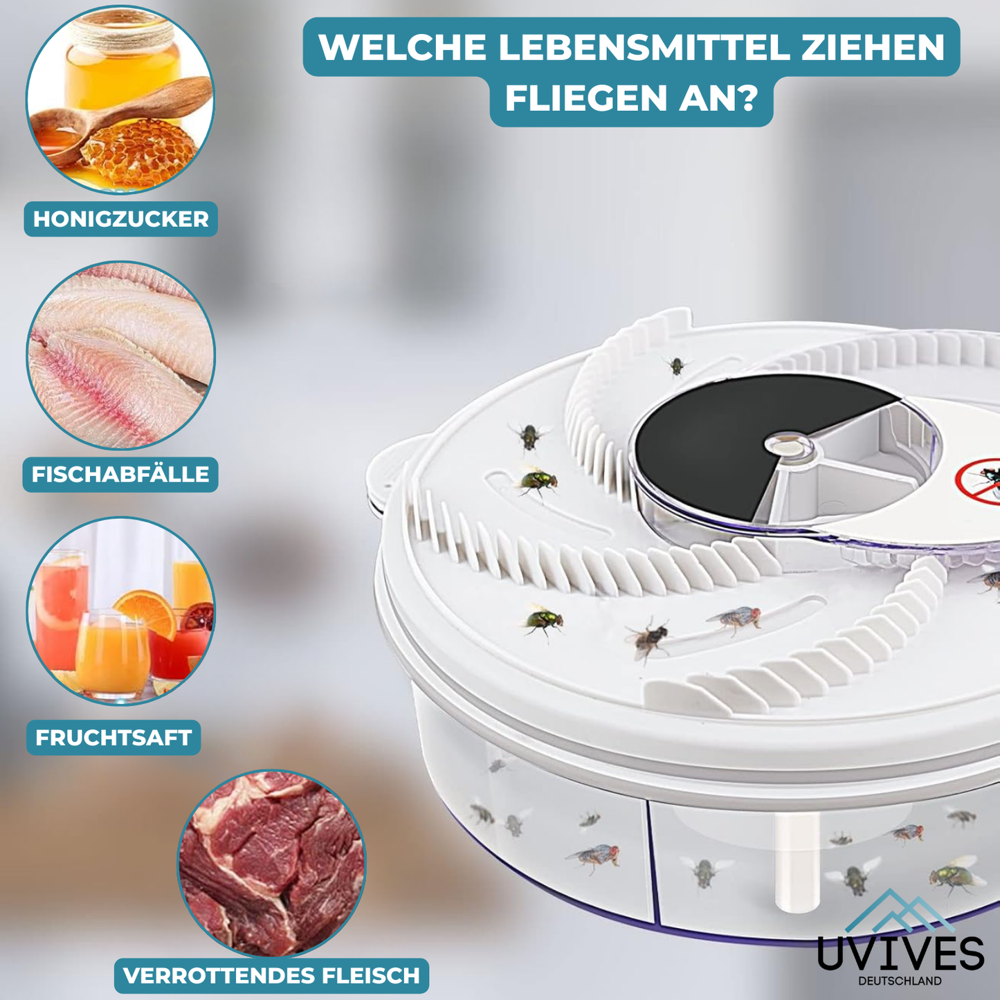 FlyFree – Leise & Chemiefrei gegen Fliegen