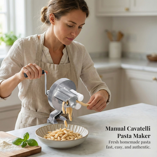 Manuelle Cavatelli-Nudelmaschine mit Tischklemme