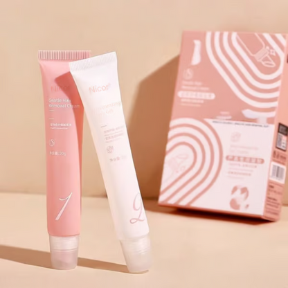 SmoothEase – Duo Gesichts-Haarentfernungscreme